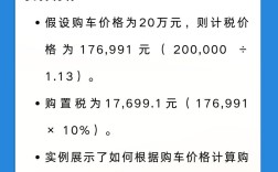 买车的购置税是多少 新车的购置税怎么计算