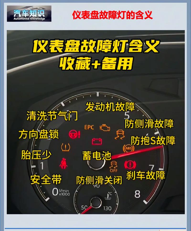 汽车故障灯亮了怎么办 汽车故障灯亮了怎么办?常见原因和应急处理
