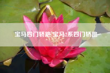 宝马四门轿跑 宝马2系四门轿跑