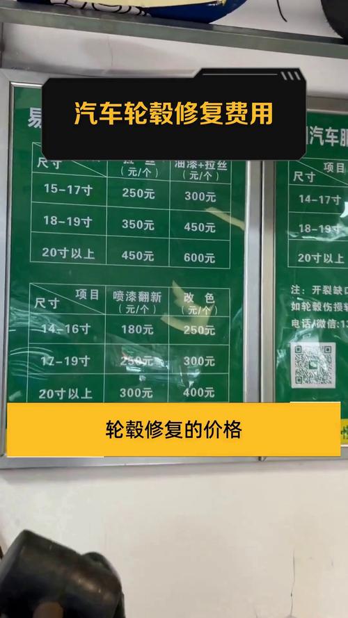 【轮毂修复项目价格,轮毂修复项目价格多少】