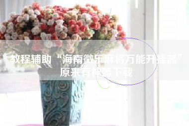 教程辅助“海南微乐麻将万能开挂器”原来有神器下载